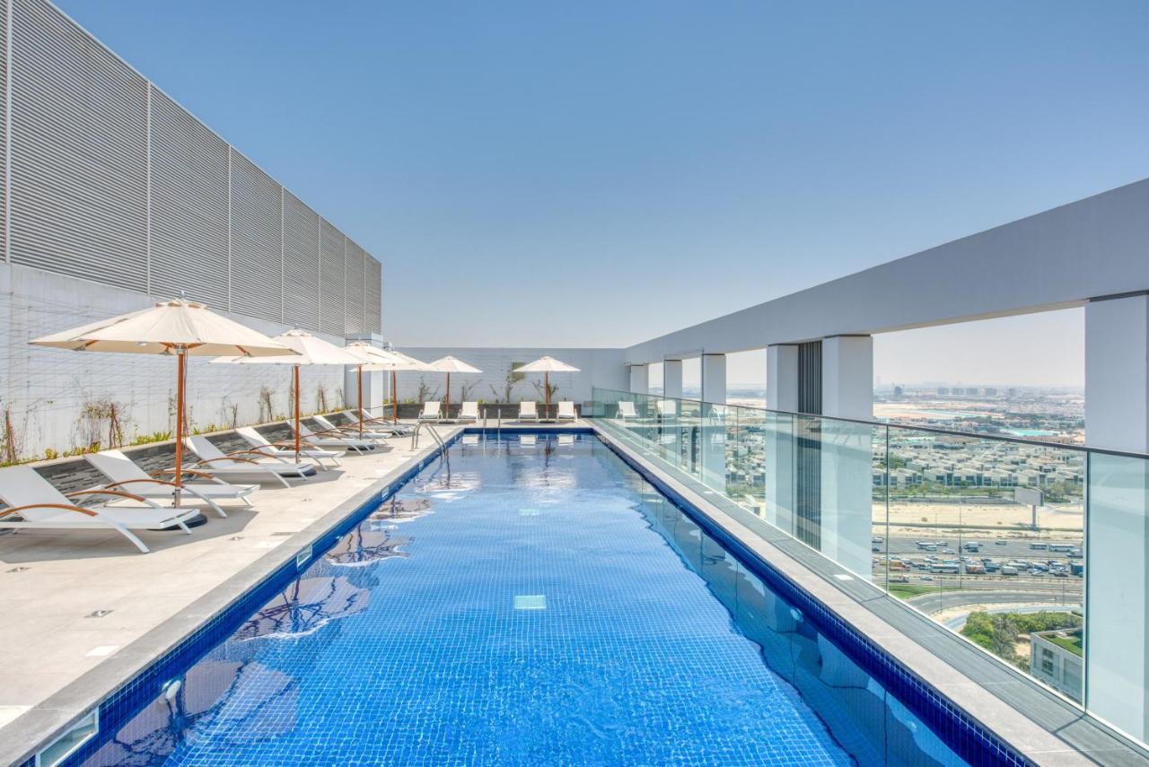 Sol Living - Sol Avenue Apartment ดูไบ ภายนอก รูปภาพ