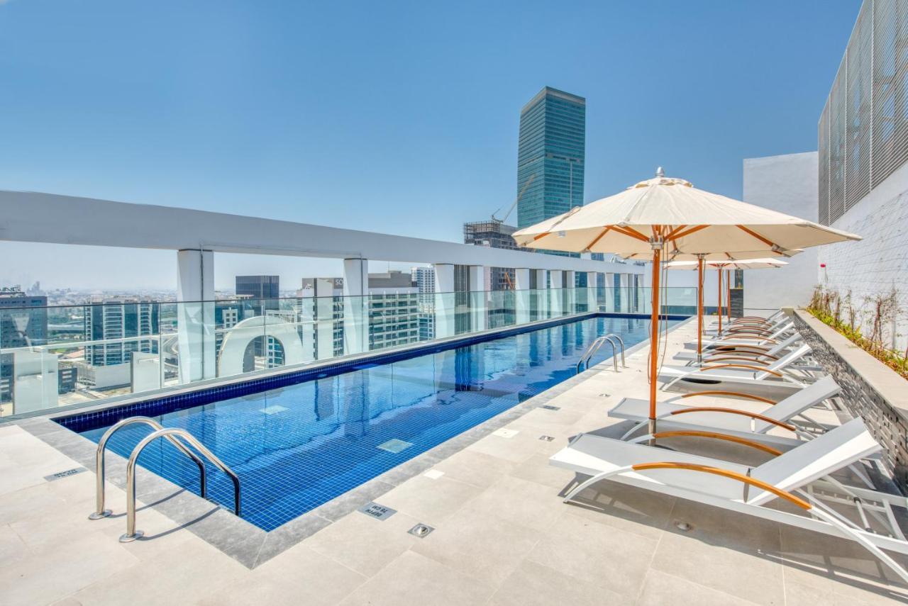 Sol Living - Sol Avenue Apartment ดูไบ ภายนอก รูปภาพ