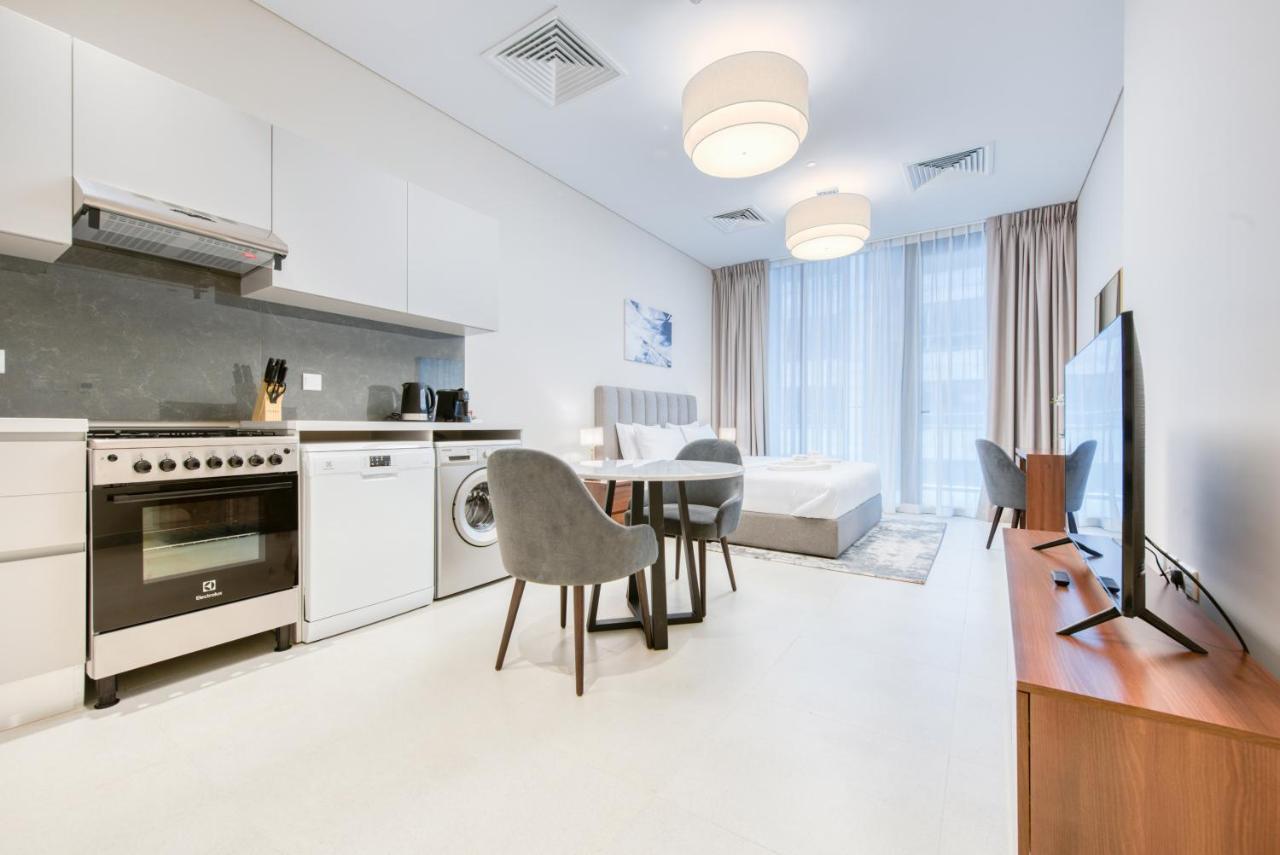 Sol Living - Sol Avenue Apartment ดูไบ ภายนอก รูปภาพ