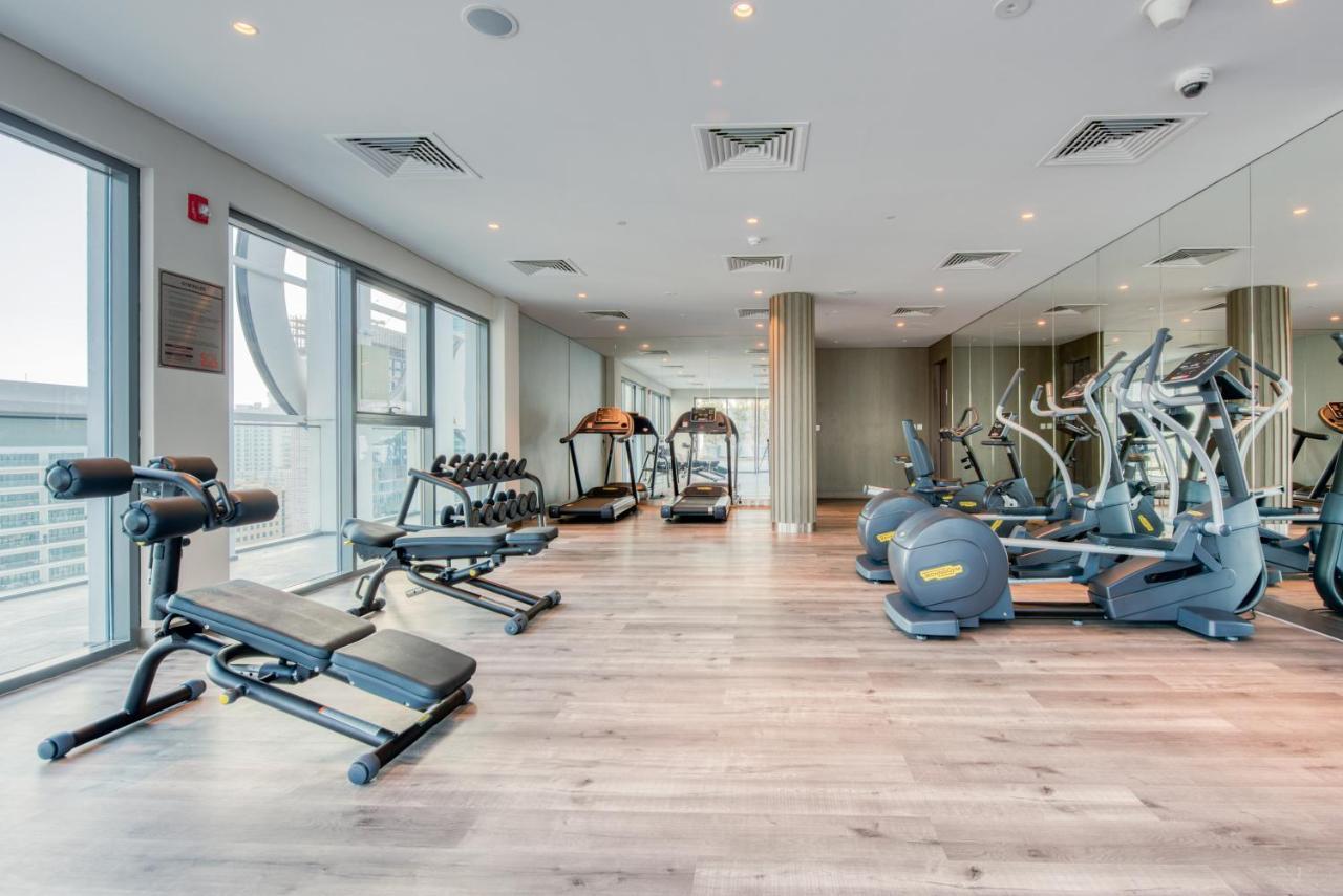 Sol Living - Sol Avenue Apartment ดูไบ ภายนอก รูปภาพ