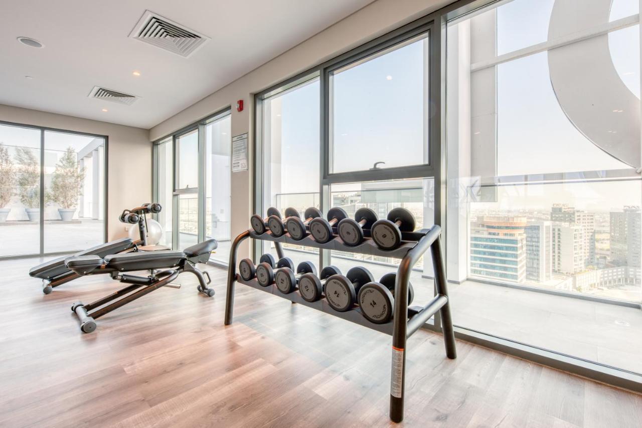 Sol Living - Sol Avenue Apartment ดูไบ ภายนอก รูปภาพ