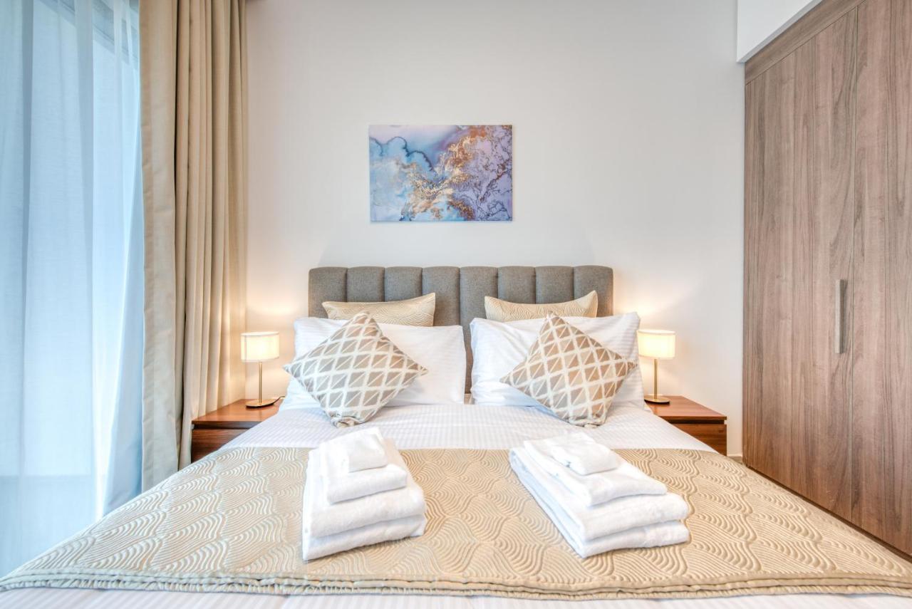 Sol Living - Sol Avenue Apartment ดูไบ ภายนอก รูปภาพ